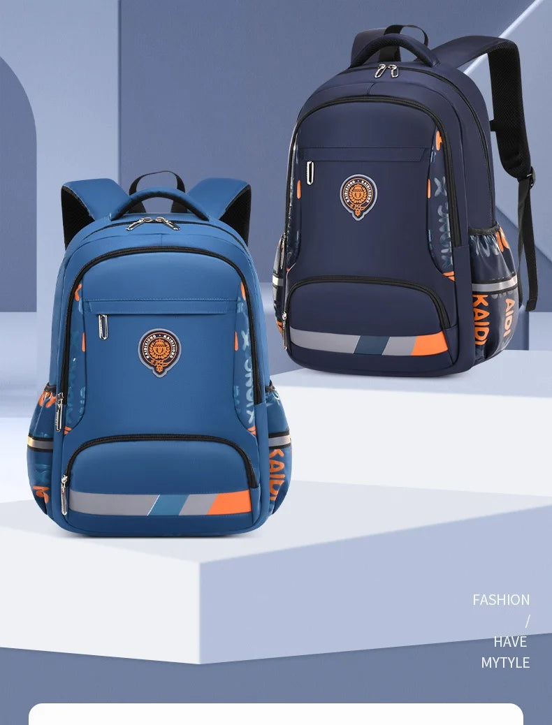 Waterproof Orthopedic School Backpack – Durable & Comfortable Book Bag for Boys & Primary Students!