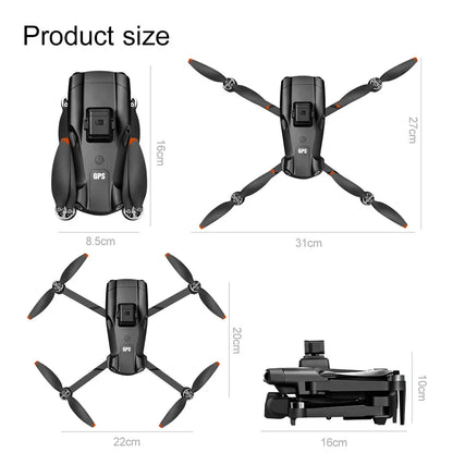 Xiaomi MIJIA V198GPS Drone 5G GPS Professional 8K HD Aerial Photography Dual Camera Laser Obstacle Avoidanc Brushless Quadrotor
