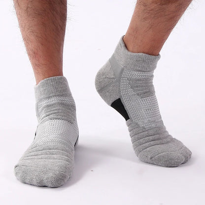 3/6/12 Pairs Mesh Sports Terry Socks – Cushioned, Moisture-Wicking Socks for Running, Hiking & Cycling