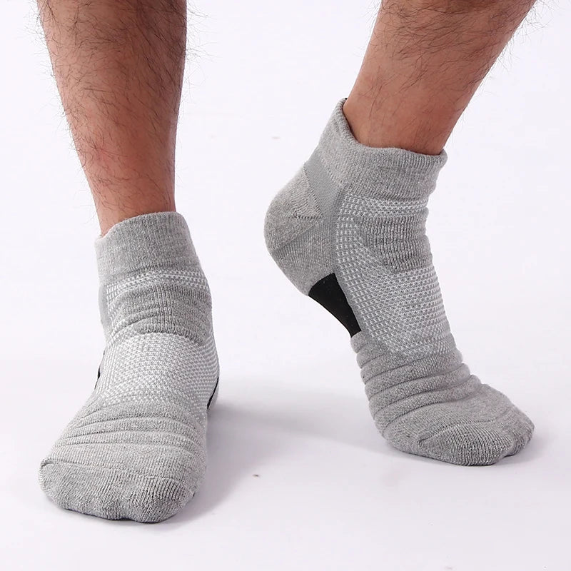 3/6/12 Pairs Mesh Sports Terry Socks – Cushioned, Moisture-Wicking Socks for Running, Hiking & Cycling