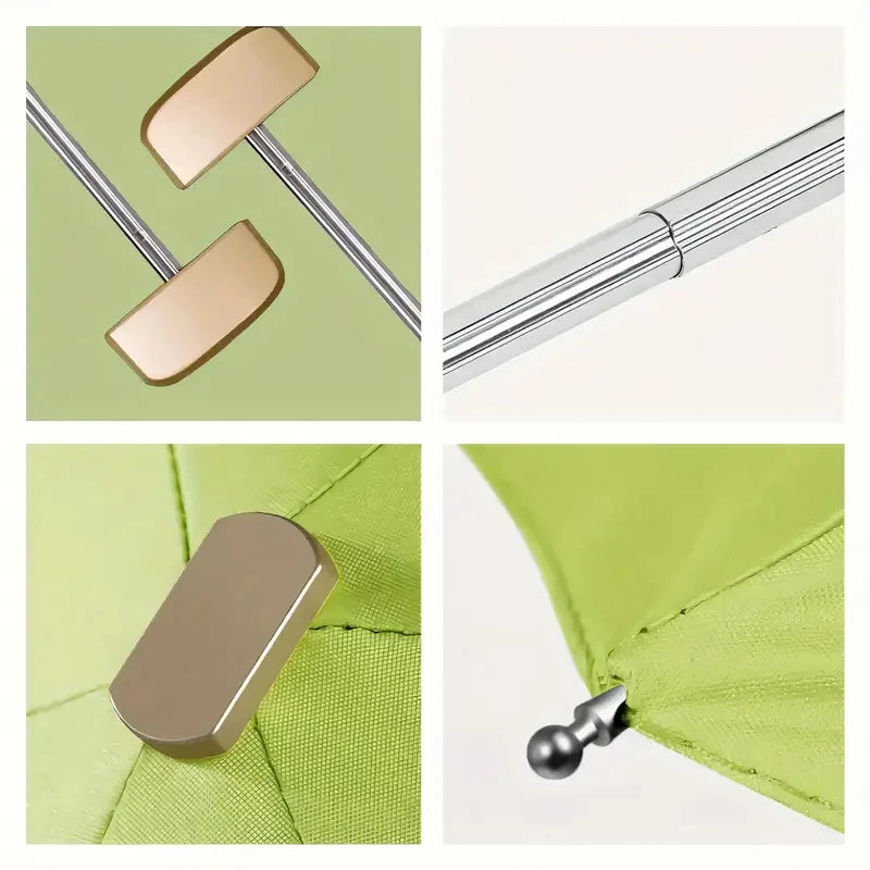 ☀️☔ Mini Pocket Folding Umbrella – Ultra-Light, UV Protective & Waterproof for Travel & Everyday Use! 🌦️✨