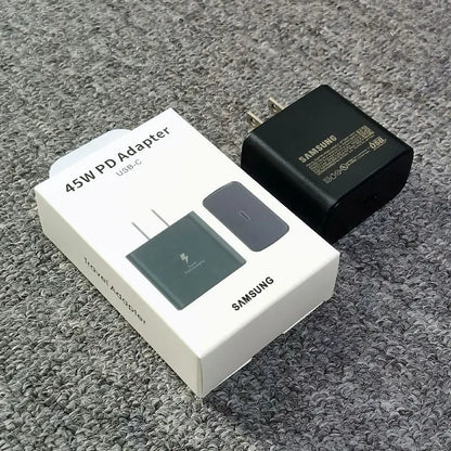 Samsung 45W Super Fast Charger – US Plug Adapter for Galaxy S, Note & Z Series!