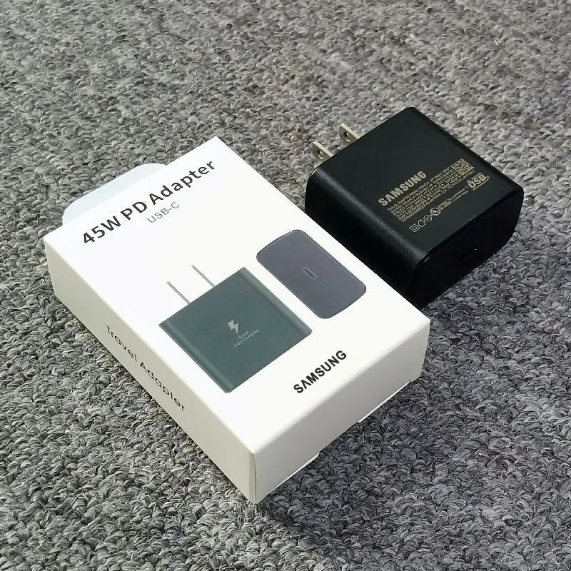 Samsung 45W Super Fast Charger – US Plug Adapter for Galaxy S, Note & Z Series!