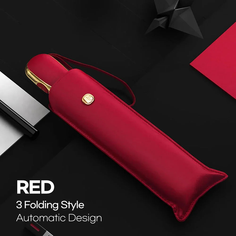OLYCAT Flat Automatic Umbrella Woman Ultralight Travel Sun Umbrella Luxury Anti UV Portable Parasol Umbrella
