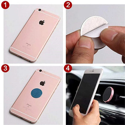 Metal Plate for Magnetic Phone Car Holder Universal Strong Adhesive Replacement Phone Plate Suitable for Phone Magnetic Mount