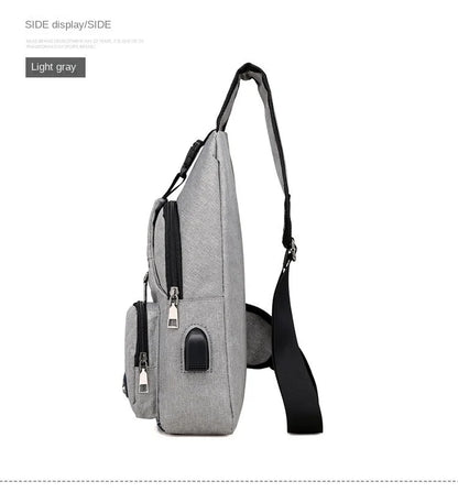 Fashion Casual Crossbody Bag Small Men's Shoulder Bag Men Diagonal Backpack Messenger Phone Bag Boy Fanny Chest Pack New
