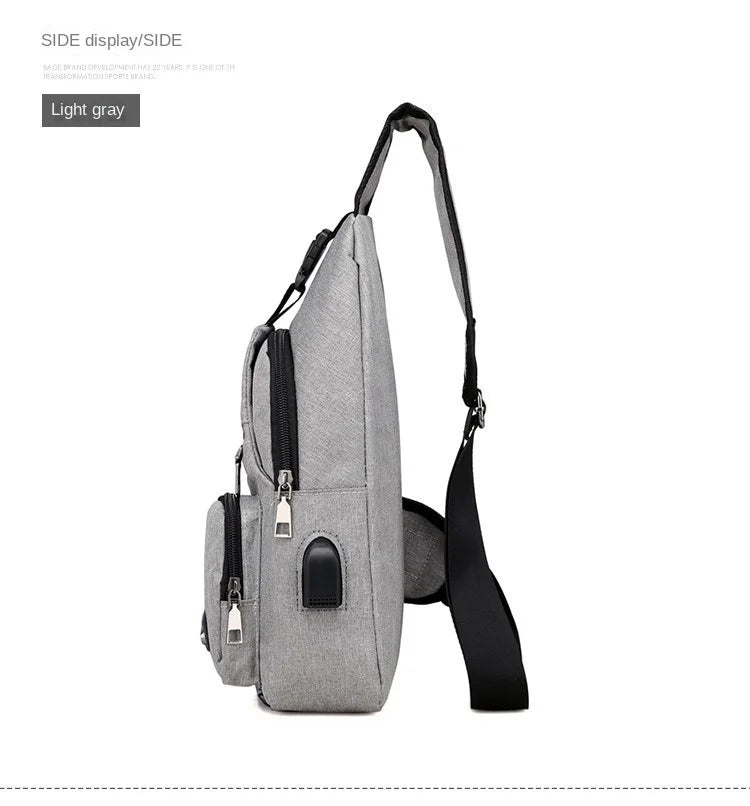 Fashion Casual Crossbody Bag Small Men's Shoulder Bag Men Diagonal Backpack Messenger Phone Bag Boy Fanny Chest Pack New
