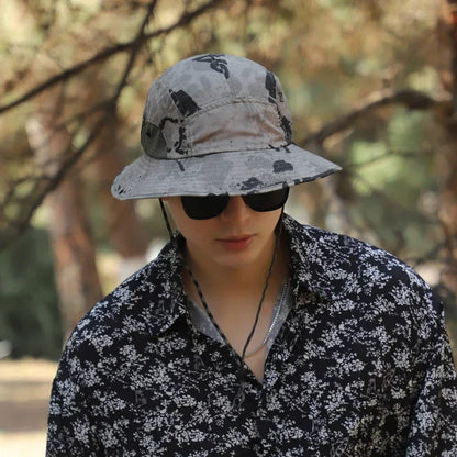 XXL Big Head Bucket Hat – Lightweight Quick-Dry Sun Hat for Outdoor & Fishing (60-65cm)