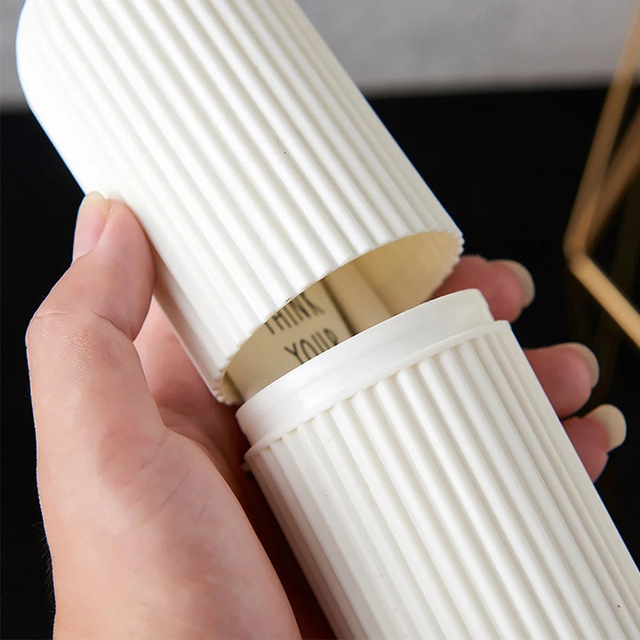 Portable Toothbrush Storage Case Toothpaste Holder Box Organizer Household Storage Cup For Outdoor Travel Bathroom Accessories