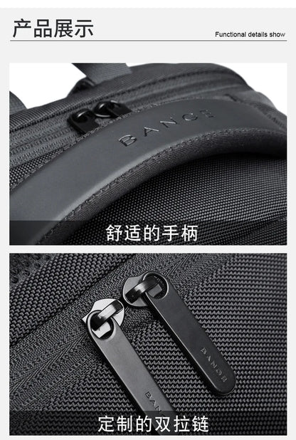 Bange Men's Designer Laptop Bag – School Bags for Boys, Tactical Business & Sports Travel Backpack for Men