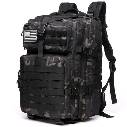 1000D Nylon Waterproof Tactical Backpack – Outdoor Rucksack for Camping, Hiking, Trekking, Fishing & Hunting (25L/50L)
