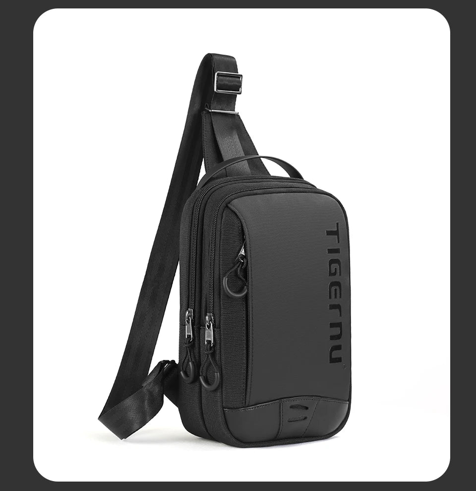 Men's Cool Style Chest Bag – Lightweight Crossbody Shoulder Bag with Lifetime Warranty