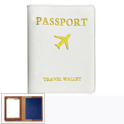Multifunctional PU Leather Passport Wallet – Stylish & Secure Travel Organizer for Men & Women!