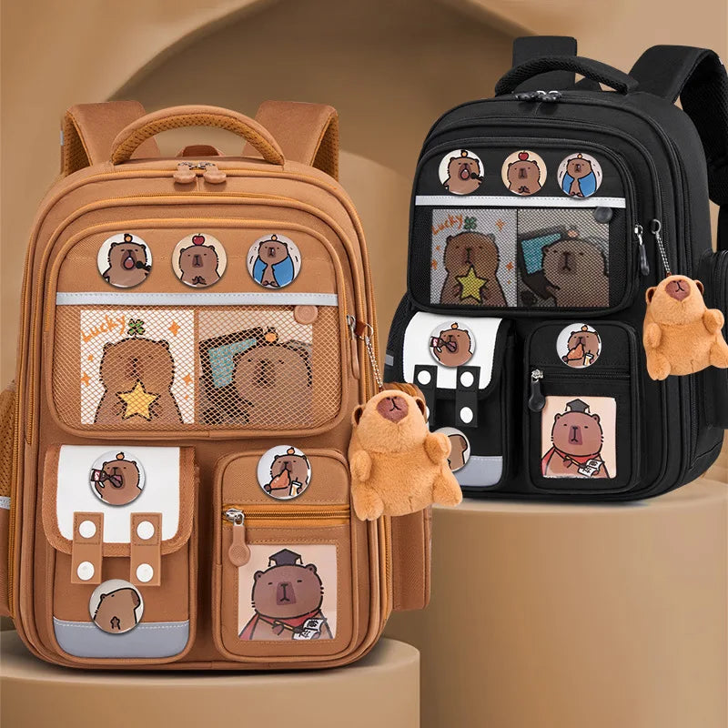 Large Waterproof Orthopedic School Backpack – Durable & Comfortable Book Bag for Boys & Kids!