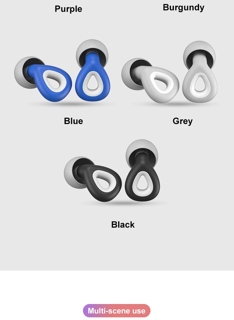 1 Set Ear Plugs For Sleeping Tapones Para Dormir Noise Reduction Waterproof Swimming Ear Plug Protection Oordopjes Earplugs Set