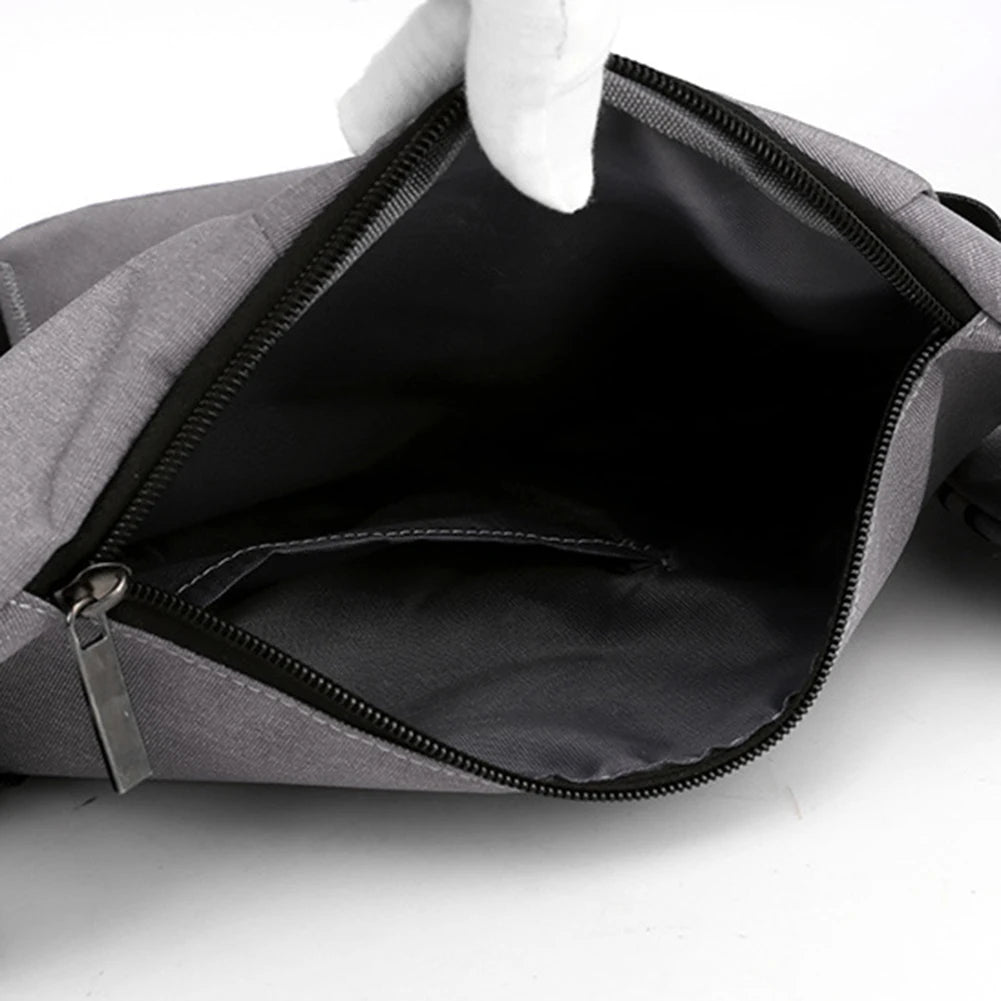 Men's Anti-Theft Travel Crossbody Bag – Mini Waterproof Sling Chest Bag for Everyday Use