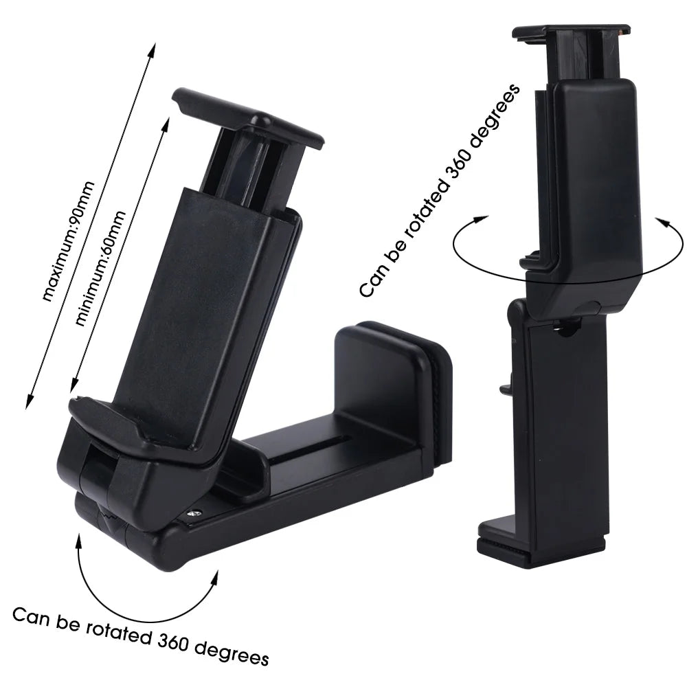 Multifunctional Phone Holder Clip Airplane Train Seat Mount Foldable Phone Stand Portable Mini Bracket Travel Phone Support