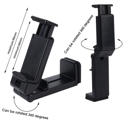 Multifunctional Phone Holder Clip Airplane Train Seat Mount Foldable Phone Stand Portable Mini Bracket Travel Phone Support
