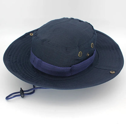 Camouflage Tactical Cap Boonie Bucket Hat Caps Camo Men Outdoor Sports Sun Bucket Cap Fishing Hiking Hunting Hats