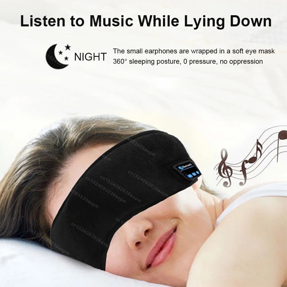 3D Eye Mask Music Play Sleeping Headphones with Speaker Mask for Sleep Headphones Bluetooth Sleeping Mask Sleep Shade Cover