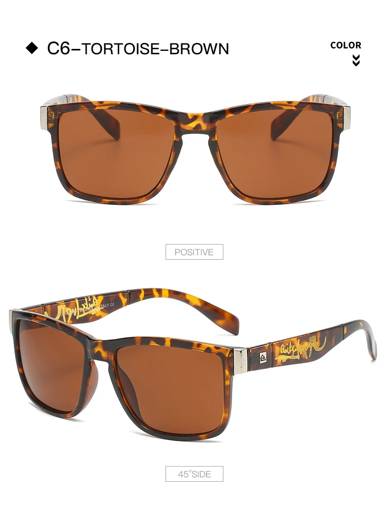 QUIKSILVER Classic Square Sunglasses – UV400 Protection for Men & Women 🌊🏄‍♂️