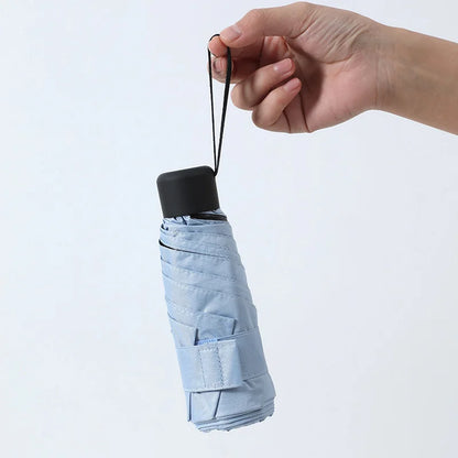 ☀️☔ Ultra-Light Mini Pocket Umbrella – Compact, Windproof & UV-Protective for Travel & Outdoor Use! 🌦️✨