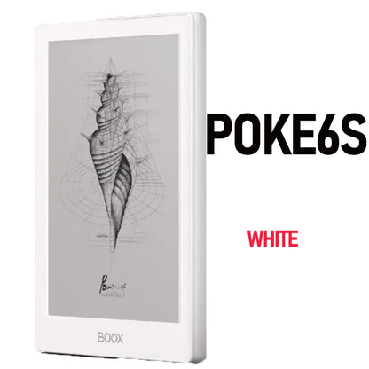 Boox Poke 6 & Poke 6S E-Readers – 6-Inch Portable E-Ink Screen Tablet for E-Books & Note-Taking