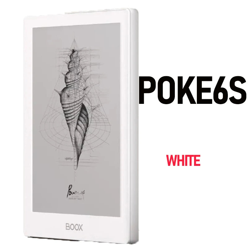 Boox Poke 6 & Poke 6S E-Readers – 6-Inch Portable E-Ink Screen Tablet for E-Books & Note-Taking