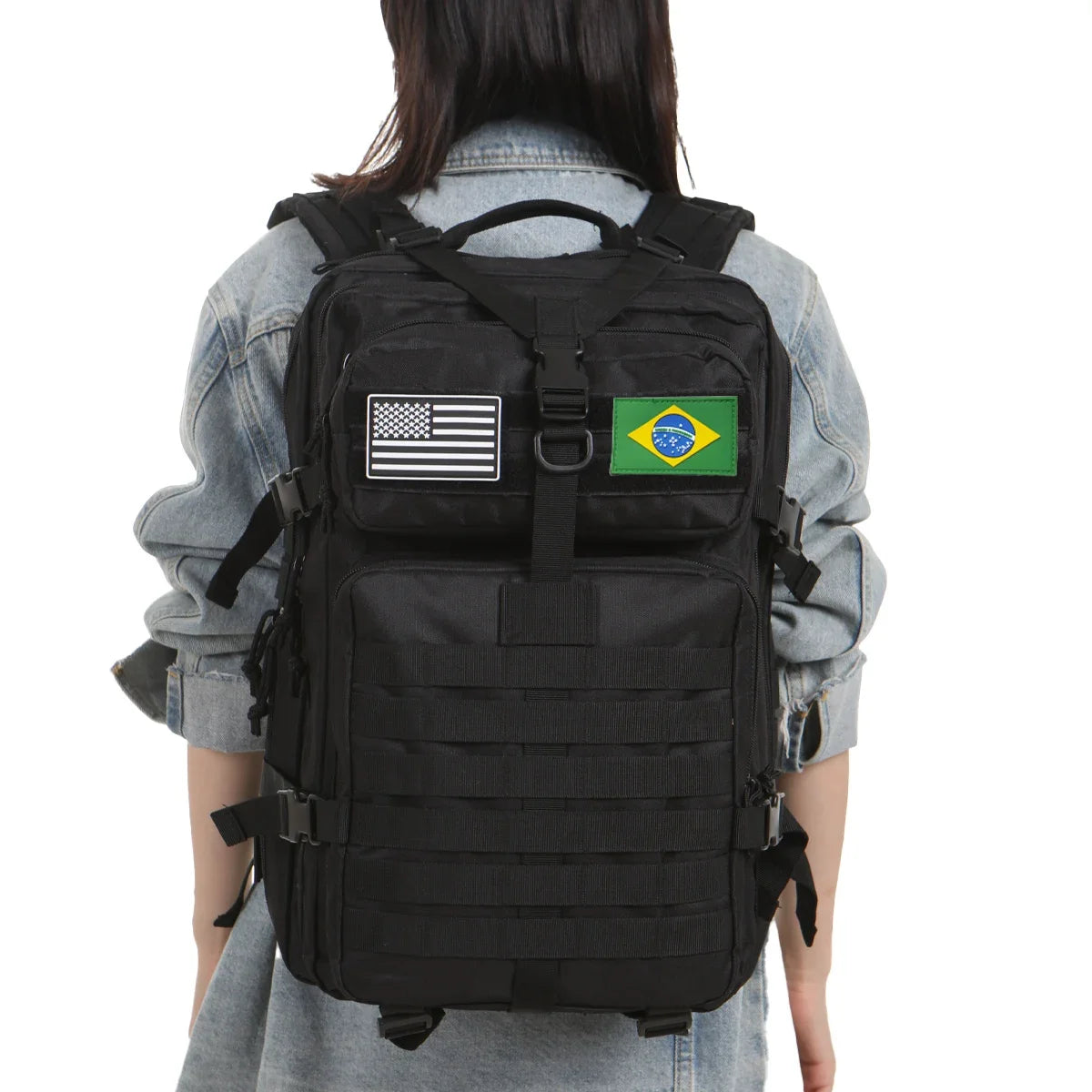 1000D Nylon Waterproof Tactical Backpack – Outdoor Rucksack for Camping, Hiking, Trekking, Fishing & Hunting (25L/50L)