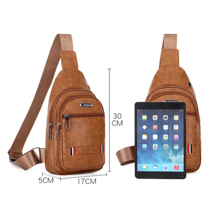 Men's Anti-Theft Chest Shoulder Bag – Casual Multi-Pocket Crossbody & Waist Tote