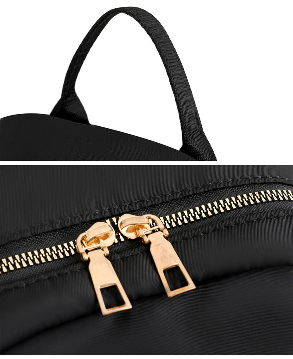 Fashion Nylon Backpack for Women – High-Quality Large Travel and School Bag for Teenage Girls