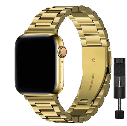 Premium Stainless Steel Strap for Apple Watch – Elegant Metal Bracelet (Ultra/Series 10/9) ✨
