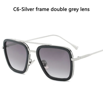 Tony Stark Glasses Men Women Sunglasses Iron man Eyewear Steampunk Sun Glasses Male Goggles