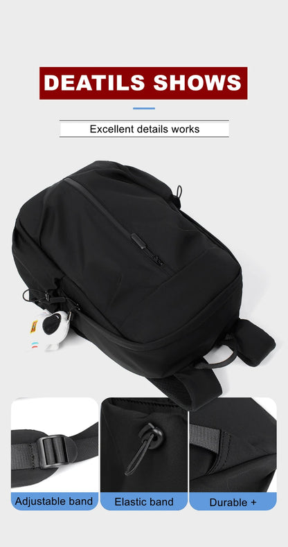 Fashion 35L High Capacity Waterproof Backpack – Trendy Laptop School Travel Bag for Men and Women
