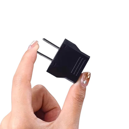 EU Plug Adapter - US to EU, CN to EU, KR to EU Travel Converter for Electric Power Sockets and AC Outlets