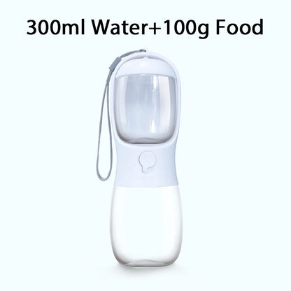 Dog Water food Bottle Portable Travel Pet Drinker Dog Bowl Food Cat Fountain Outdoor Walking Drinking Bottle Dogs Feeder