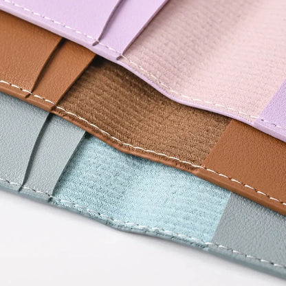 Multifunctional PU Leather Passport Wallet – Stylish & Secure Travel Organizer for Men & Women!