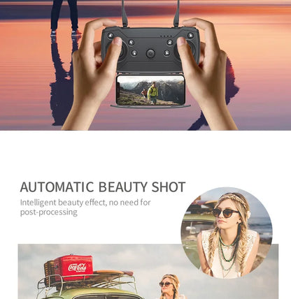 KBDFA E88 Pro 2023 WiFi FPV Drone – Foldable Quadcopter with 4K HD Camera & Altitude Hold
