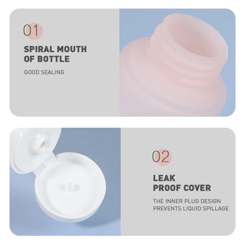 Travel Refillable Bottle Set – Perfect for Cosmetics, Lotion, Shampoo & Toiletries 💧