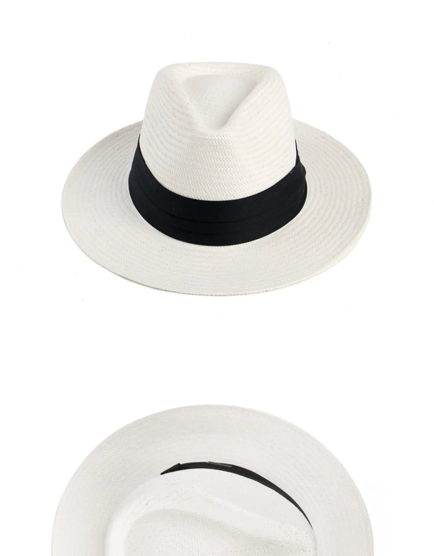 Sombrero Panama Hombre Summer Sun Protection Straw Hat Five Cent Grass Woven Panama Hat For Men Big Head Big Size Gentleman Hats
