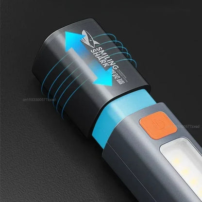 Xiaomi Outdoor Flashlight – Portable Strong Light with Variable Focus, Floodlight Side Lights & Long Range Rechargeable Flashlight