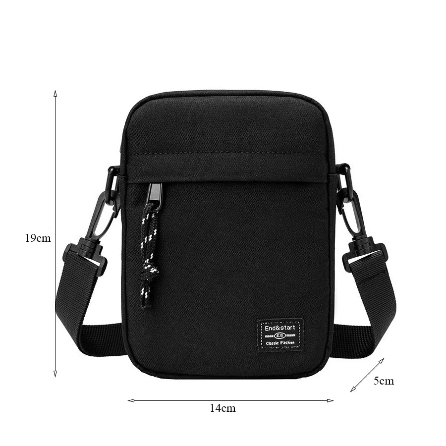 Men's Mini Crossbody Bag – Lightweight Nylon Shoulder Sling Bag for Travel & Daily Use