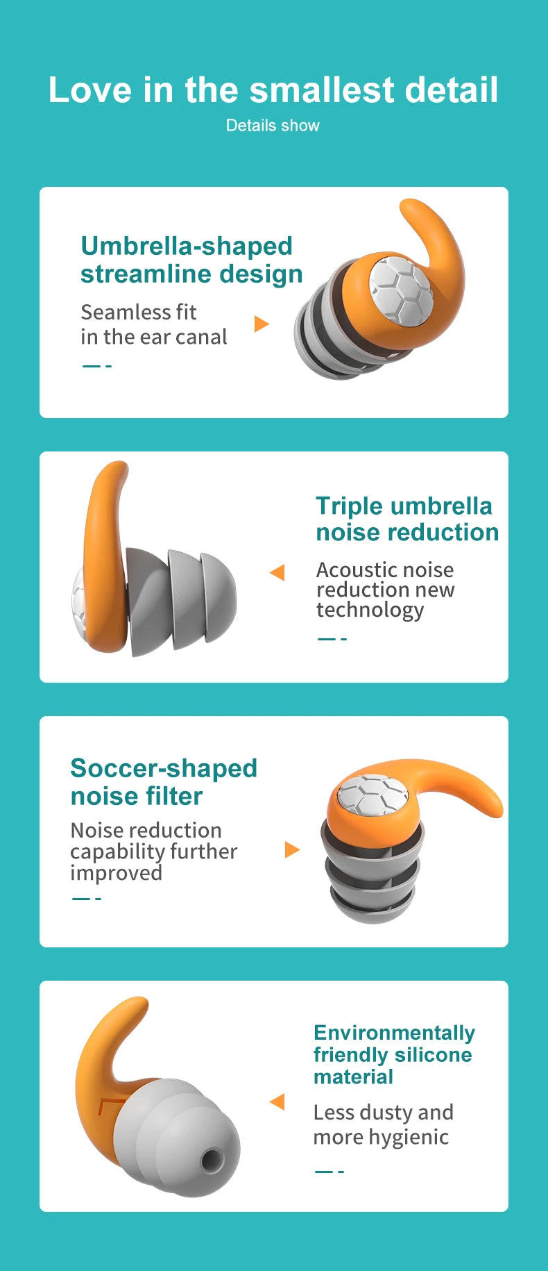 🌙 Sleep Peacefully Anywhere – Soft, Waterproof Noise-Reduction Earplugs for Ultimate Comfort & Quiet! 💤✨