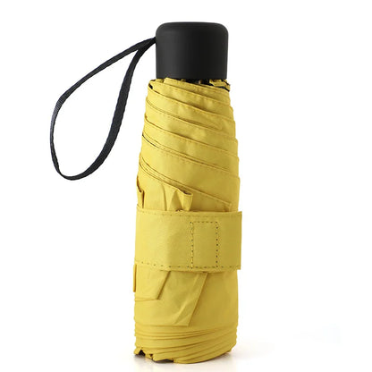 ☀️☔ Ultra-Light Mini Pocket Umbrella – Compact, Windproof & UV-Protective for Travel & Outdoor Use! 🌦️✨