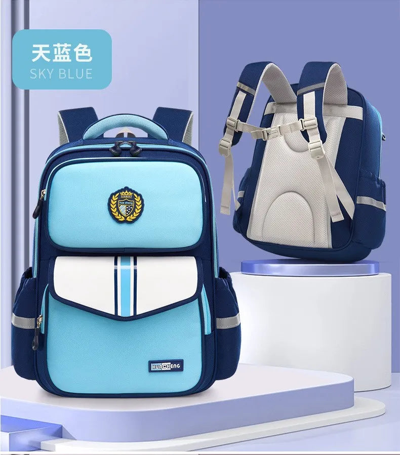Kids' Orthopedic Waterproof School Backpack – Durable, Comfortable & Spacious Book Bag for Boys & Girls!