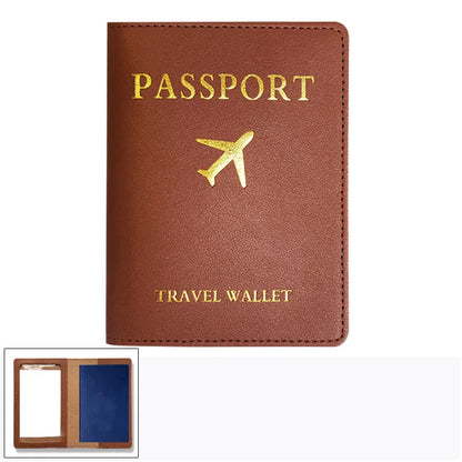 Multifunctional PU Leather Passport Wallet – Stylish & Secure Travel Organizer for Men & Women!