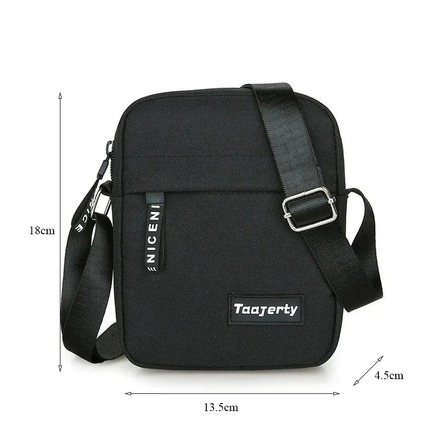 Men's Mini Crossbody Bag – Lightweight Nylon Shoulder Sling Bag for Travel & Daily Use