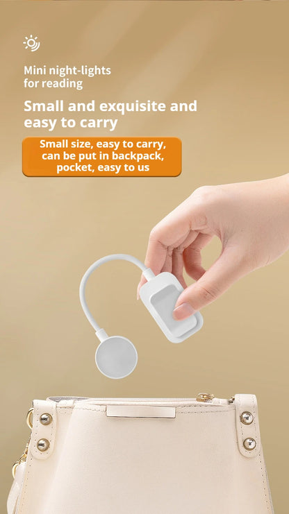 Portable LED Book Light – Eye Protection 360° Clip-On Desk Lamp for Reading, Travel & Bedroom