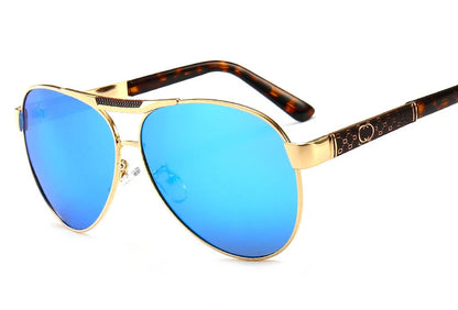 Retro Pilot Polarized Sunglasses – UV400 Alloy Frame Shades for Men & Women ✨🚘