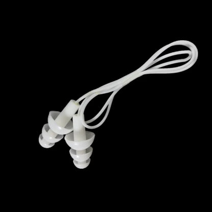 Soft Silicone Ear Plug with Elastic Lanyard – Waterproof & Noise-Reducing for Swimming, Water Sports & Daily Use!